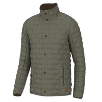 Brick Quilted Jacket - Moss Gray