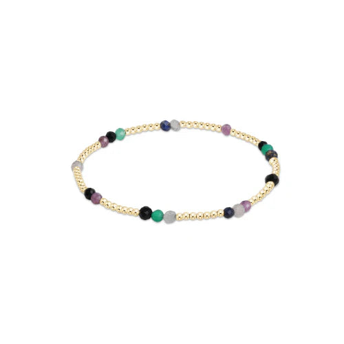 Extend Hope Gemstone Bead Bracelet - Hot Mess