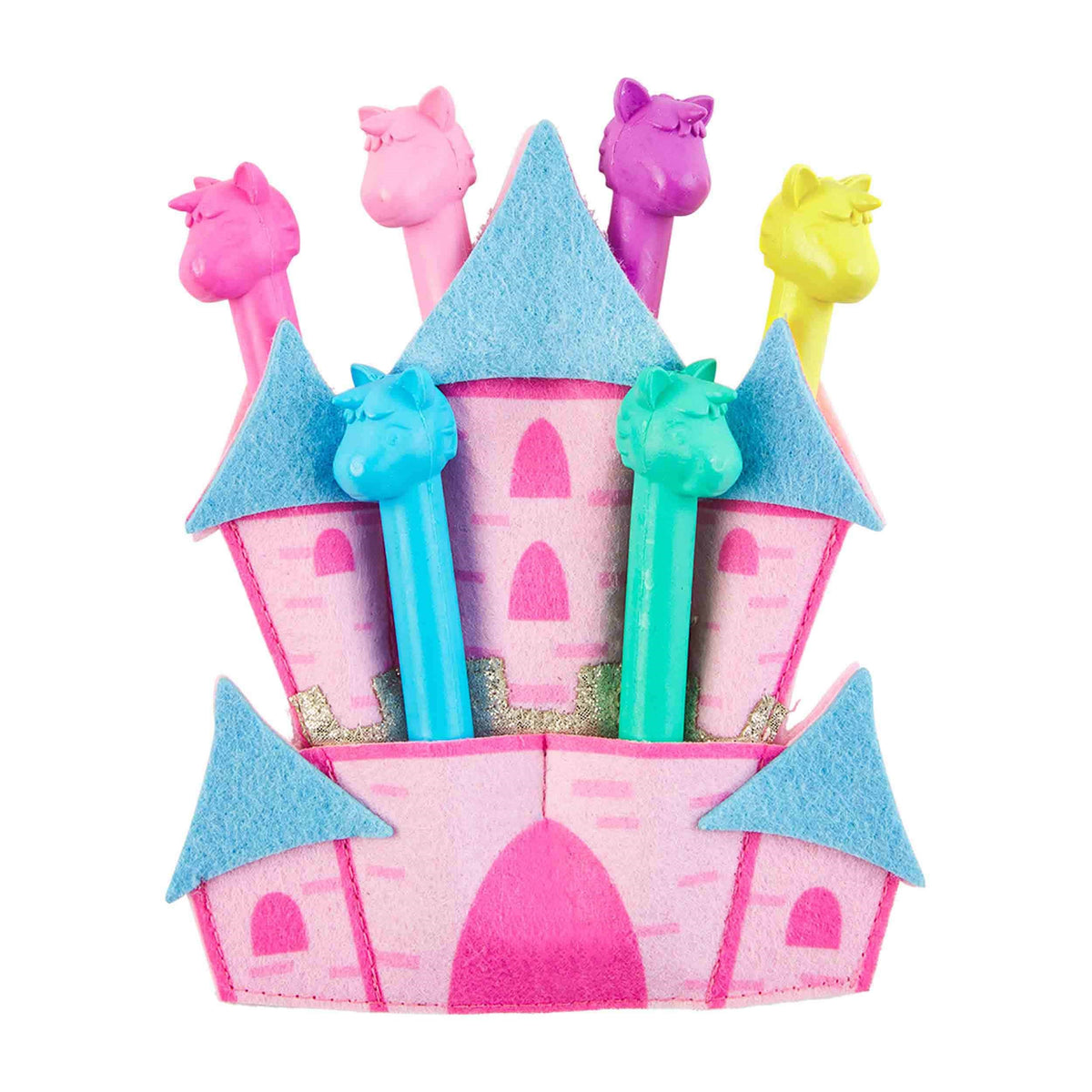 Castle Coloring Crayon Holder Set
