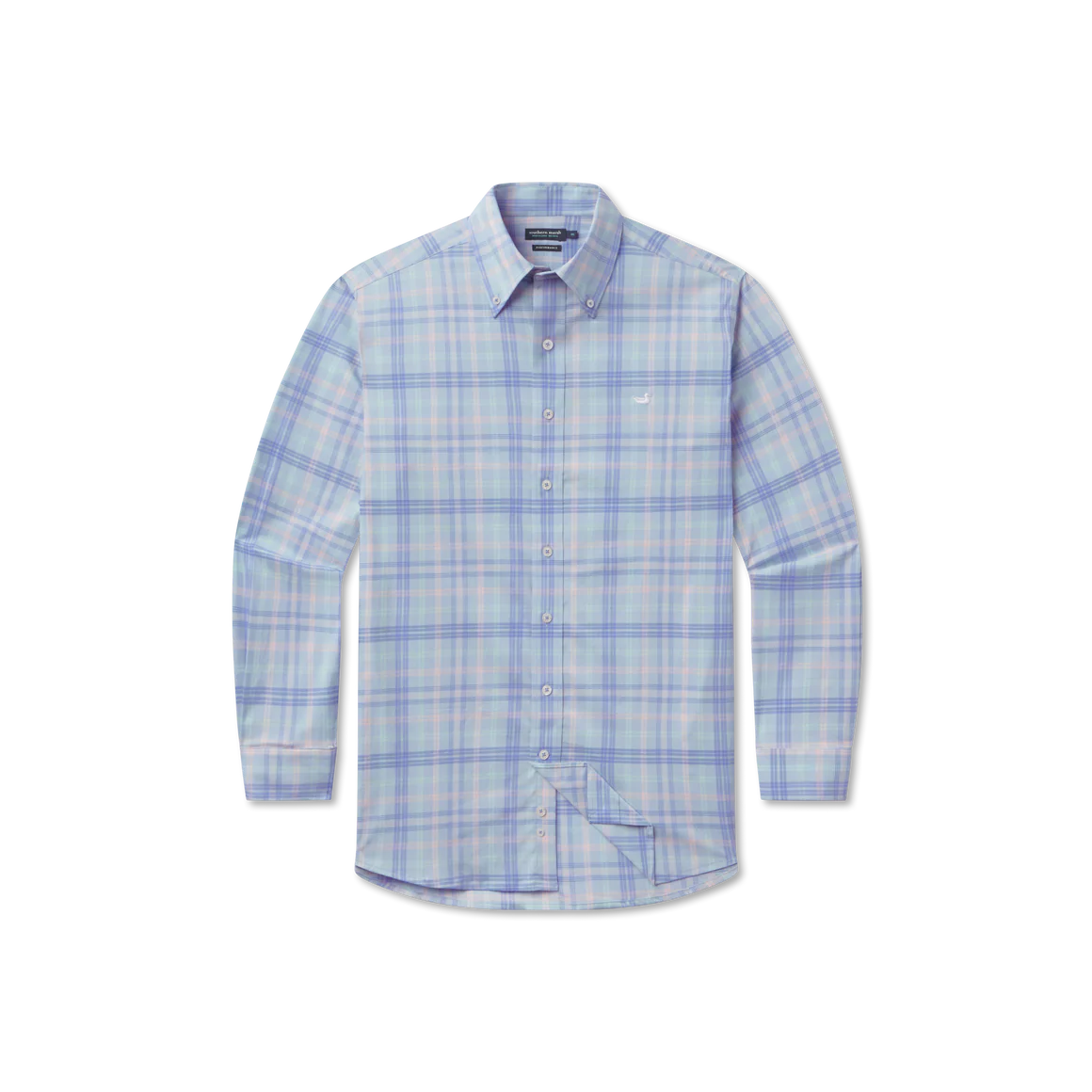 Barnstable Lines Performance Dress Shirt- Light Blue and Lilac