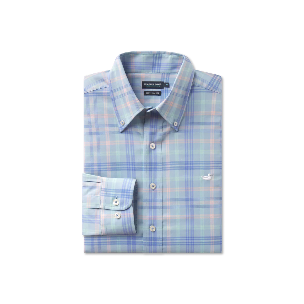 Barnstable Lines Performance Dress Shirt- Light Blue and Lilac