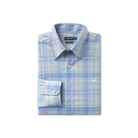 Barnstable Lines Performance Dress Shirt- Light Blue and Lilac