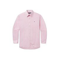 Dyer Performance Gingham Dress Shirt- Camelia and Wharf Purple