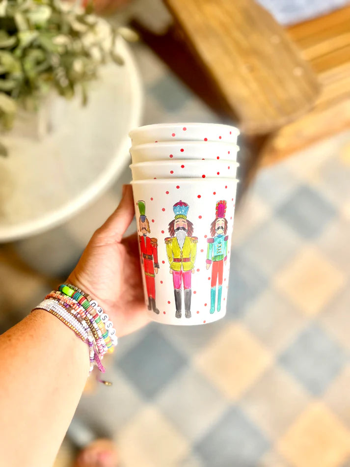 Nutcracker Reusable Party Cups-Set of 6