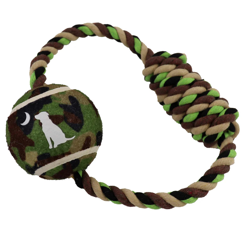 Camo Rope Circle Dog Toy