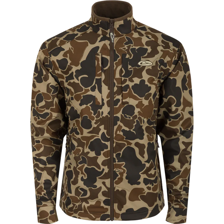 Windproof Softshell Jacket Camo - Old School