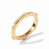 Catalina Stone Hinge Bracelet - Iridescent Clear Crystal