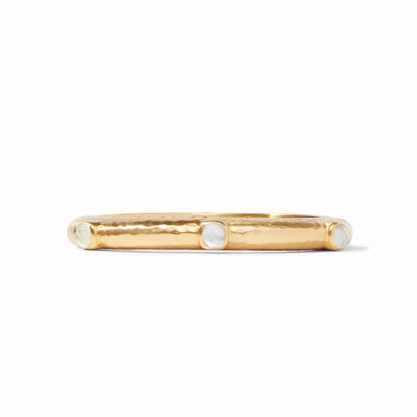 Catalina Stone Hinge Bracelet - Iridescent Clear Crystal