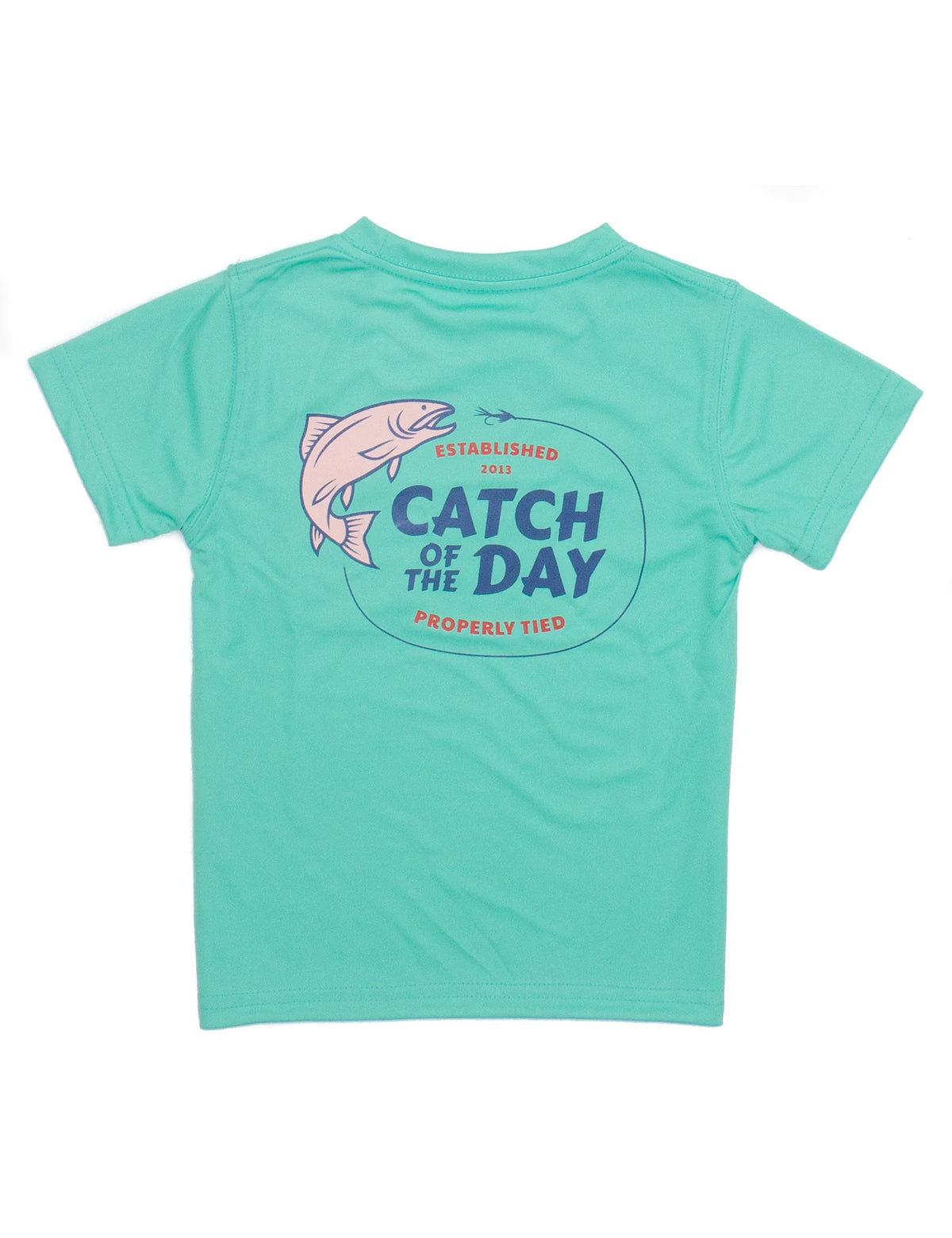 Boys Catch Of The Day Tee - Soft Green