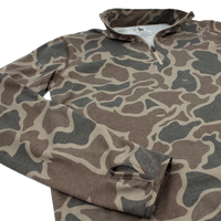 Core Layer Duck Camo 1/4 zip