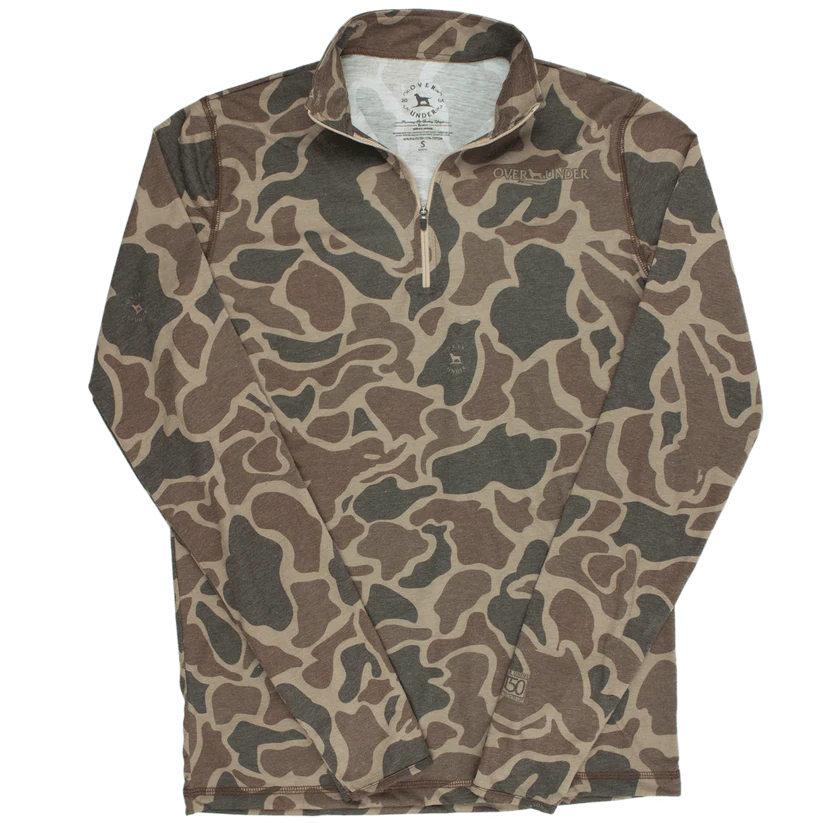 Core Layer Duck Camo 1/4 zip