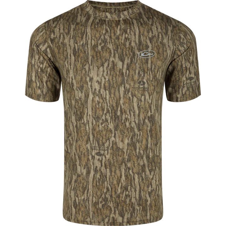 Youth Camo Performance SS Crew - Bottomland