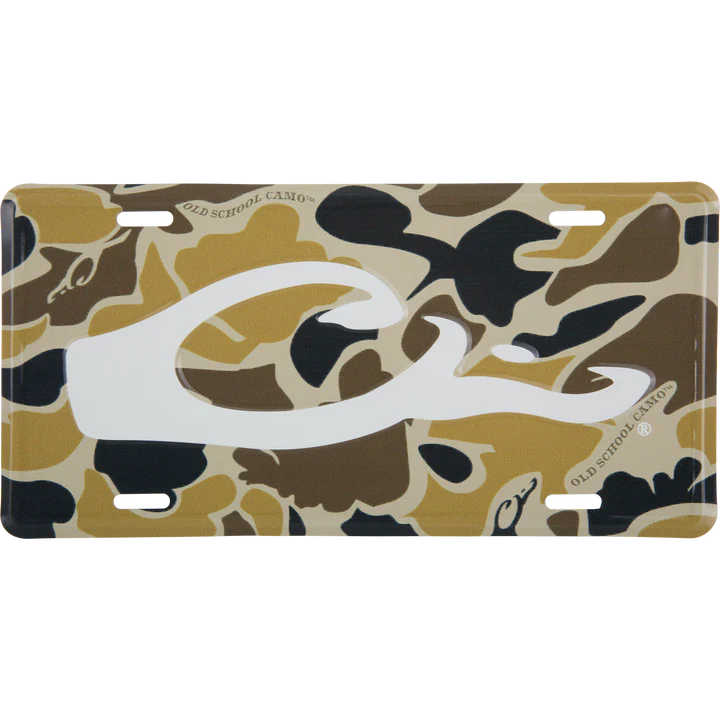 Drake Logo License Plate-Old School