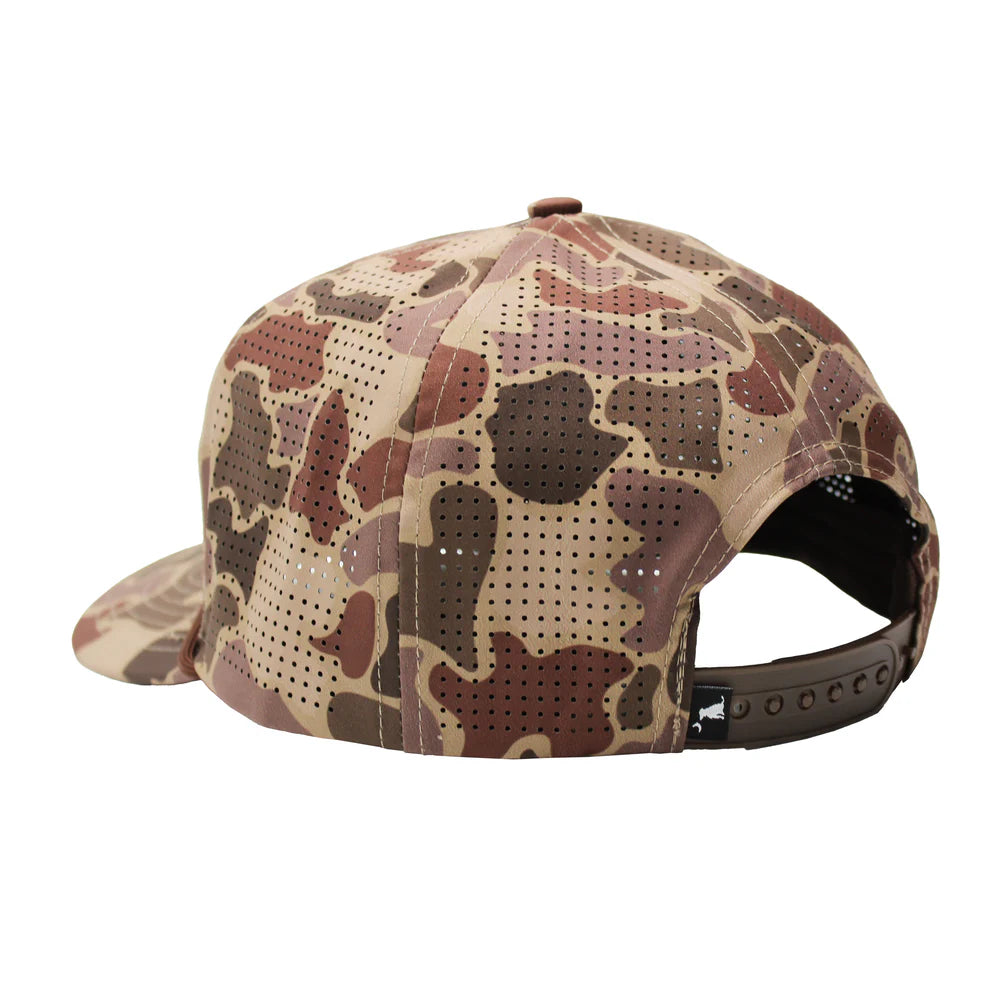 Duck Buckle Perf Rope Hat - Brown / Localflage