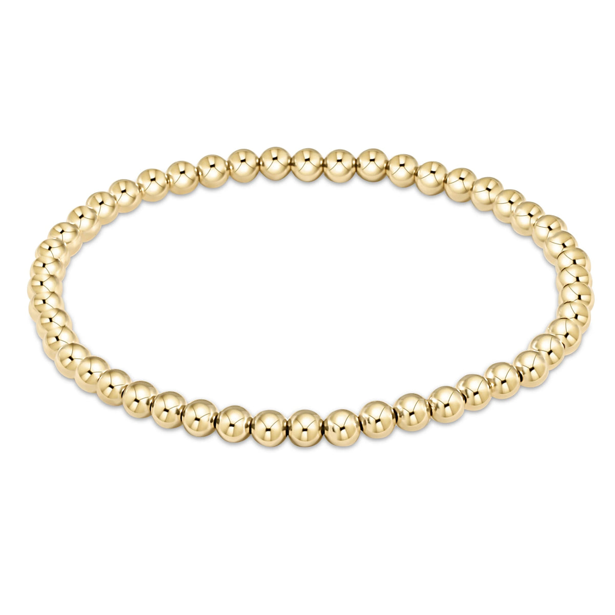 Extend Classic Gold 4mm Beaded Bracelet