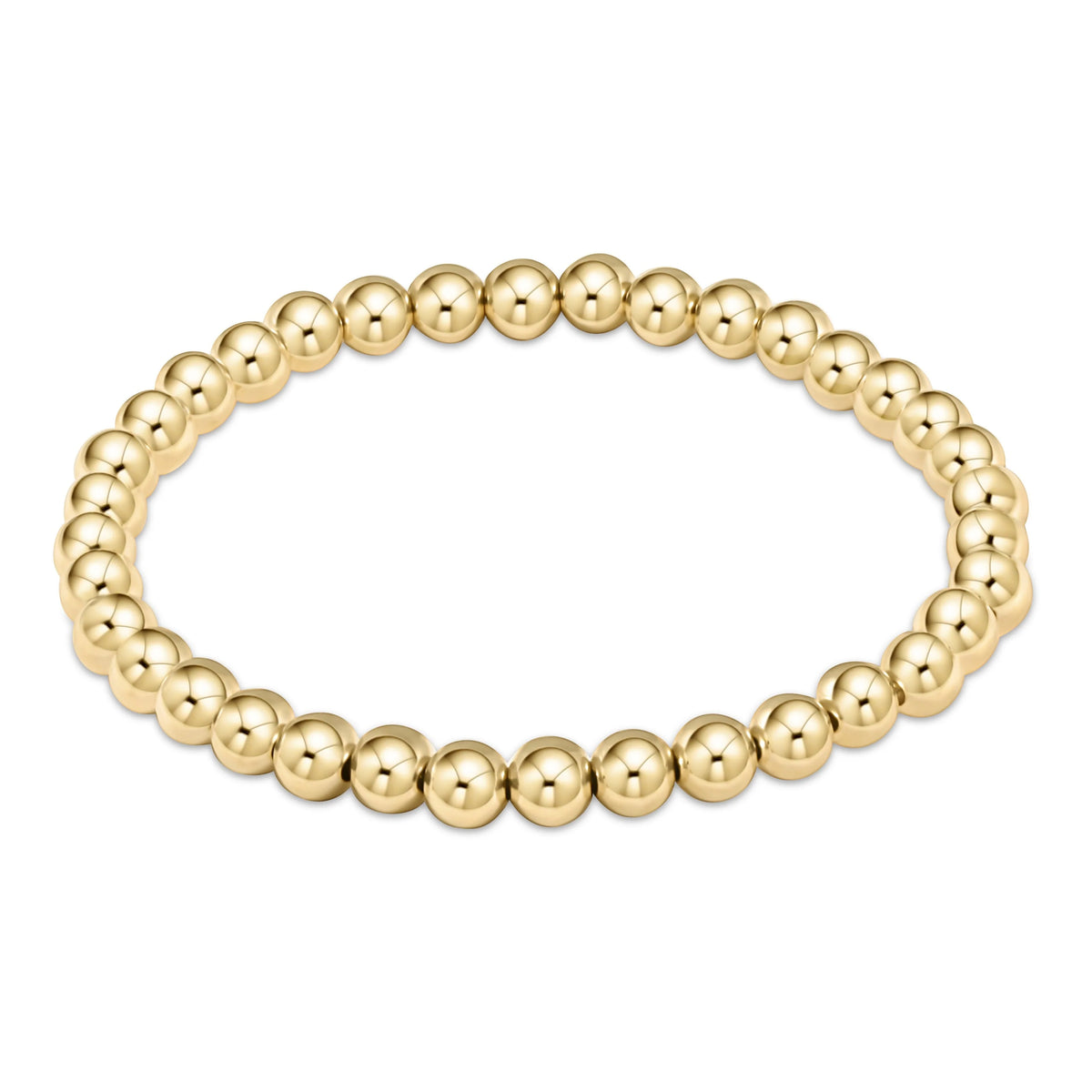 Extends Classic Gold 5mm Bead Bracelet