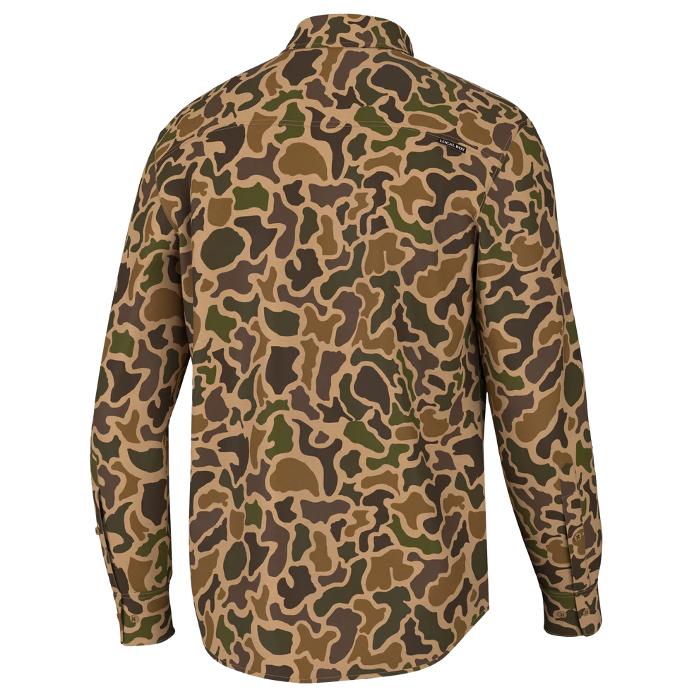 Camo Button-Up - Old School Camo