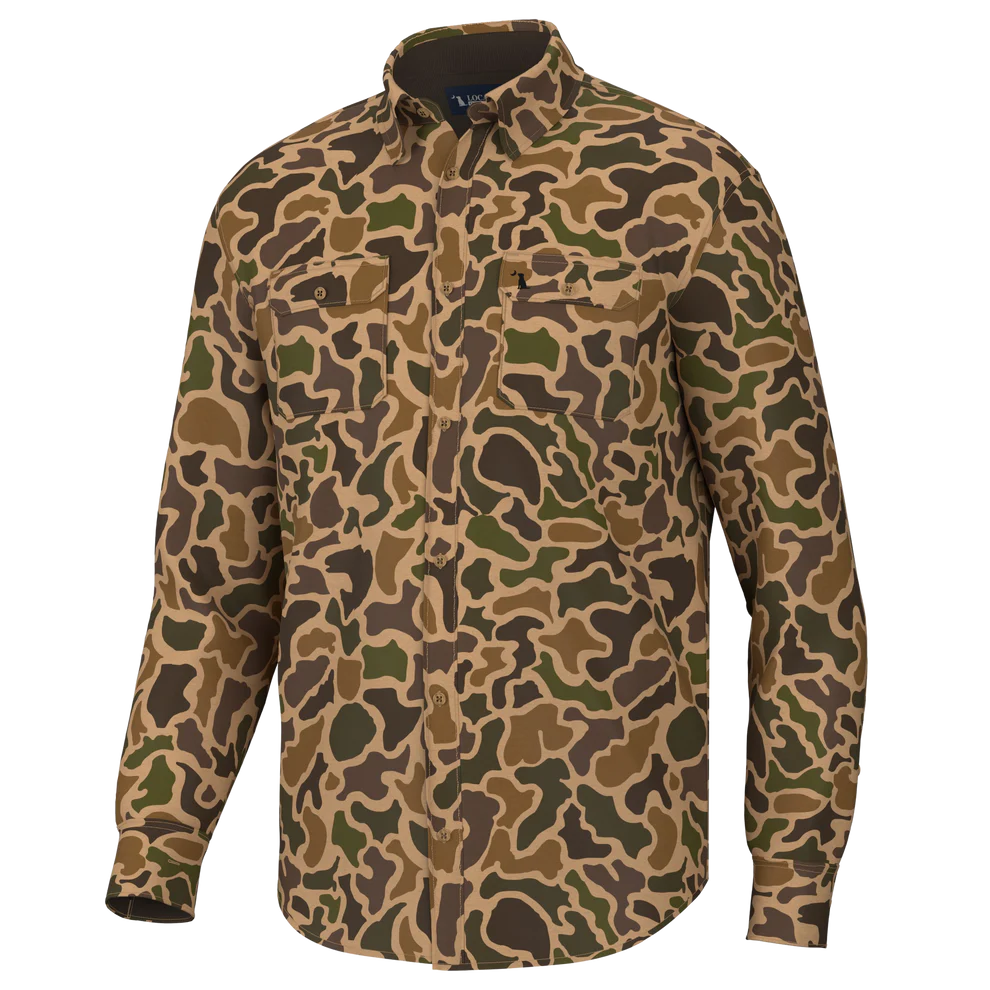 Camo Button-Up - Old School Camo