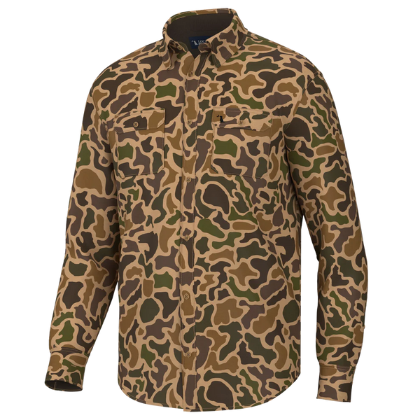 Camo Button-Up - Old School Camo