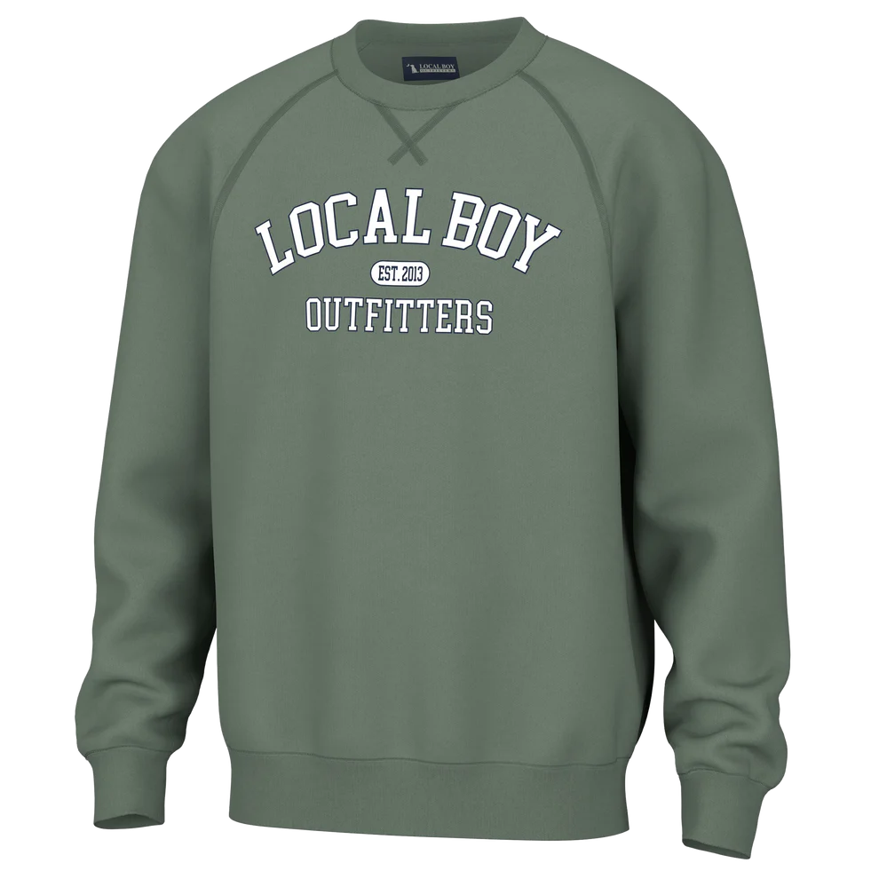 Cotton Crewneck - Dusty Green