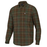 Frazer Stretch Flannel - Rust/Green/Brown