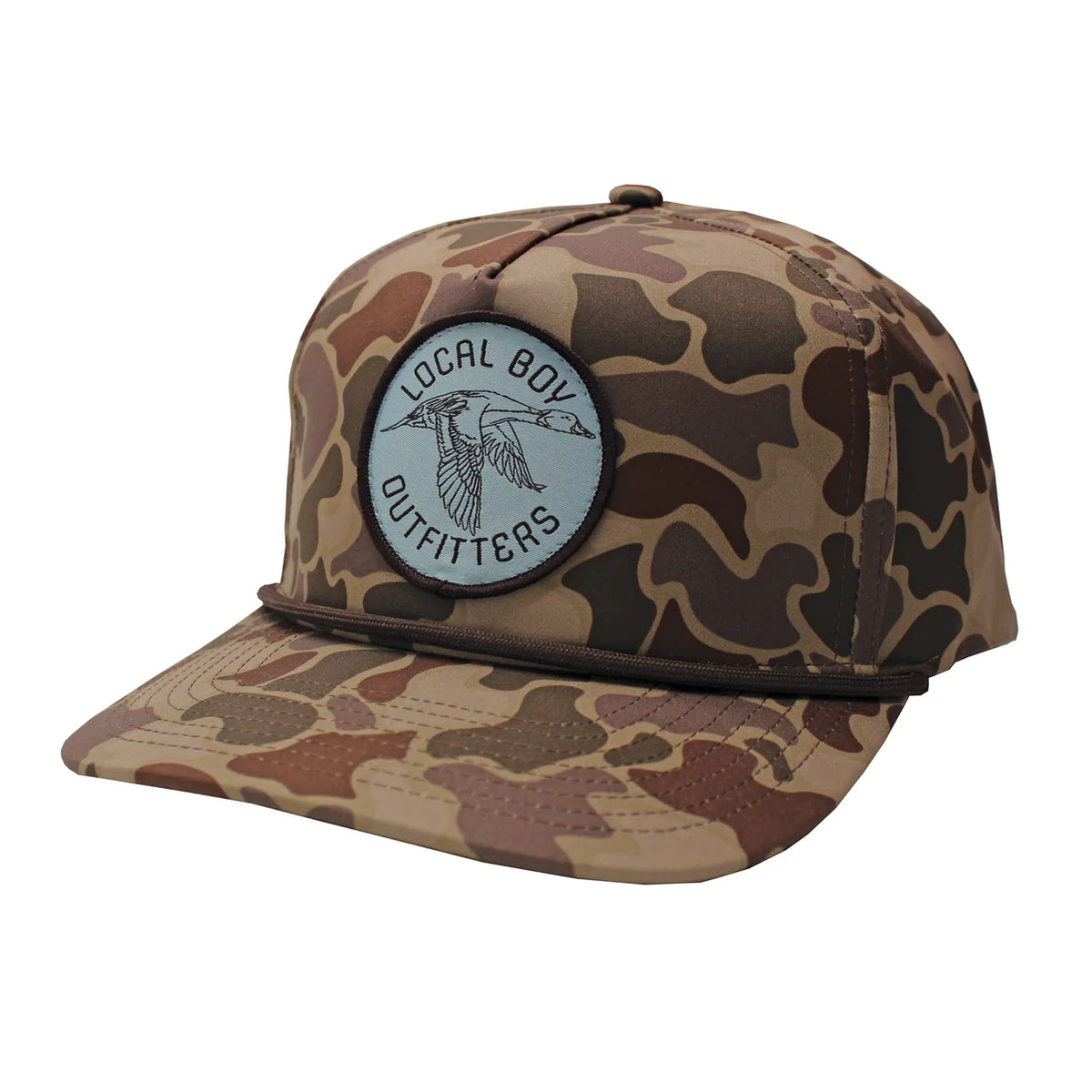Pintail Patch High Crown Rope Hat