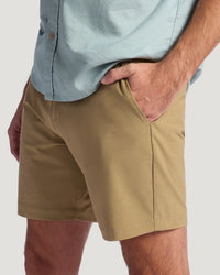 Men's Palmera Hybrid Short- Dark Khaki