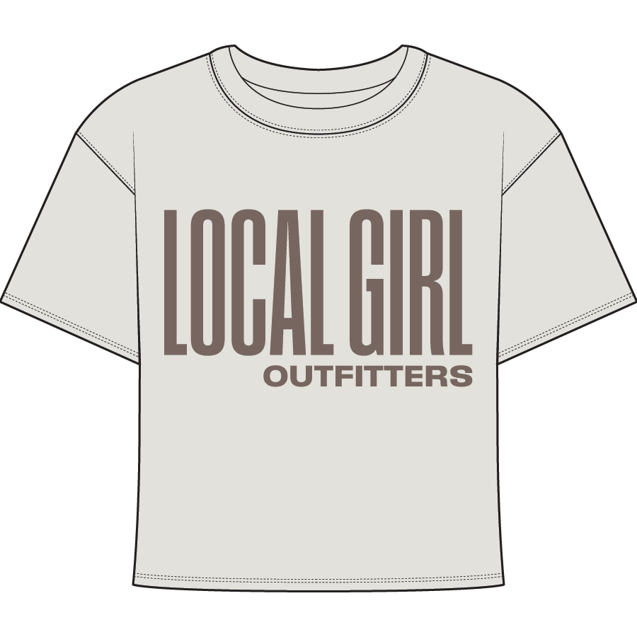 LG Graphic Cropped Tee - Stacked