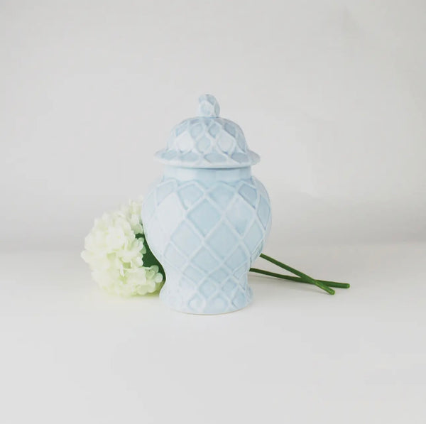 Small Ginger Jar - Light Blue