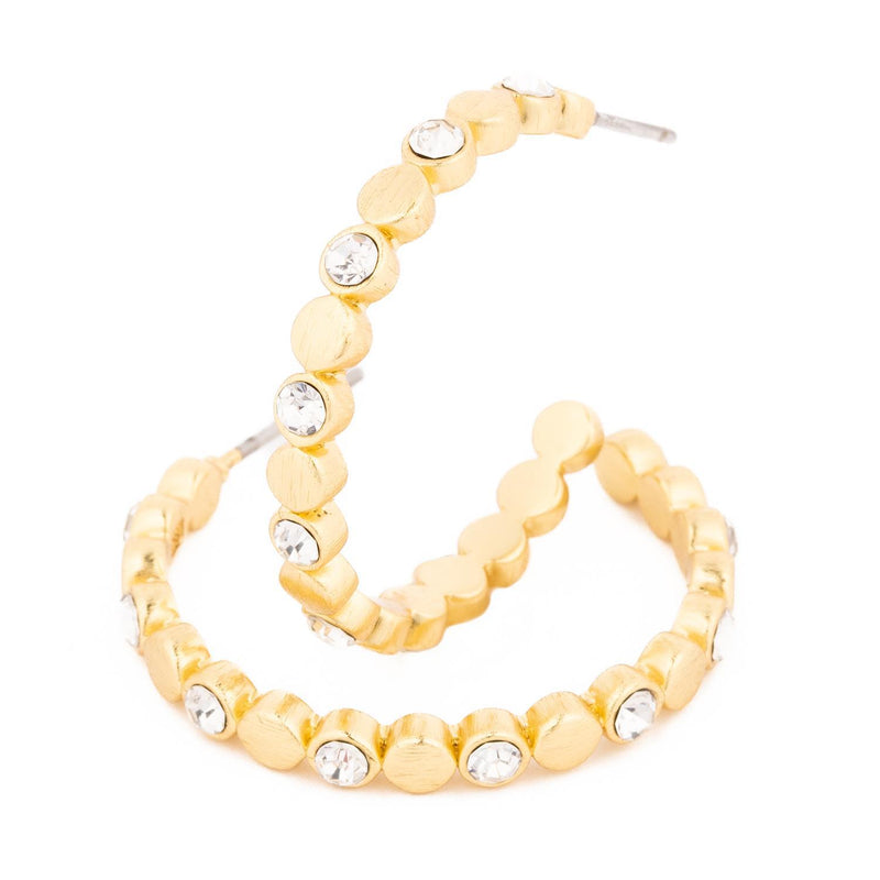 Michelle McDowell Gianna Medium Gold Hoops main image 0
