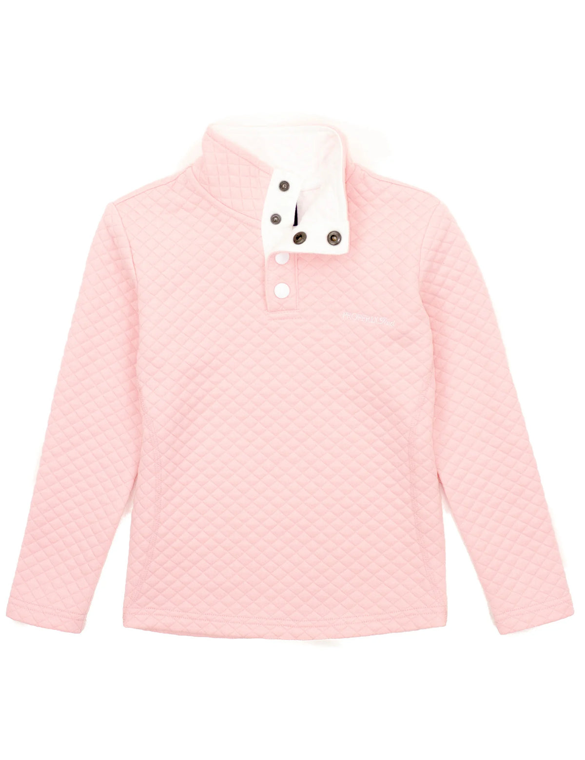 Girls Social Pullover - Light Pink