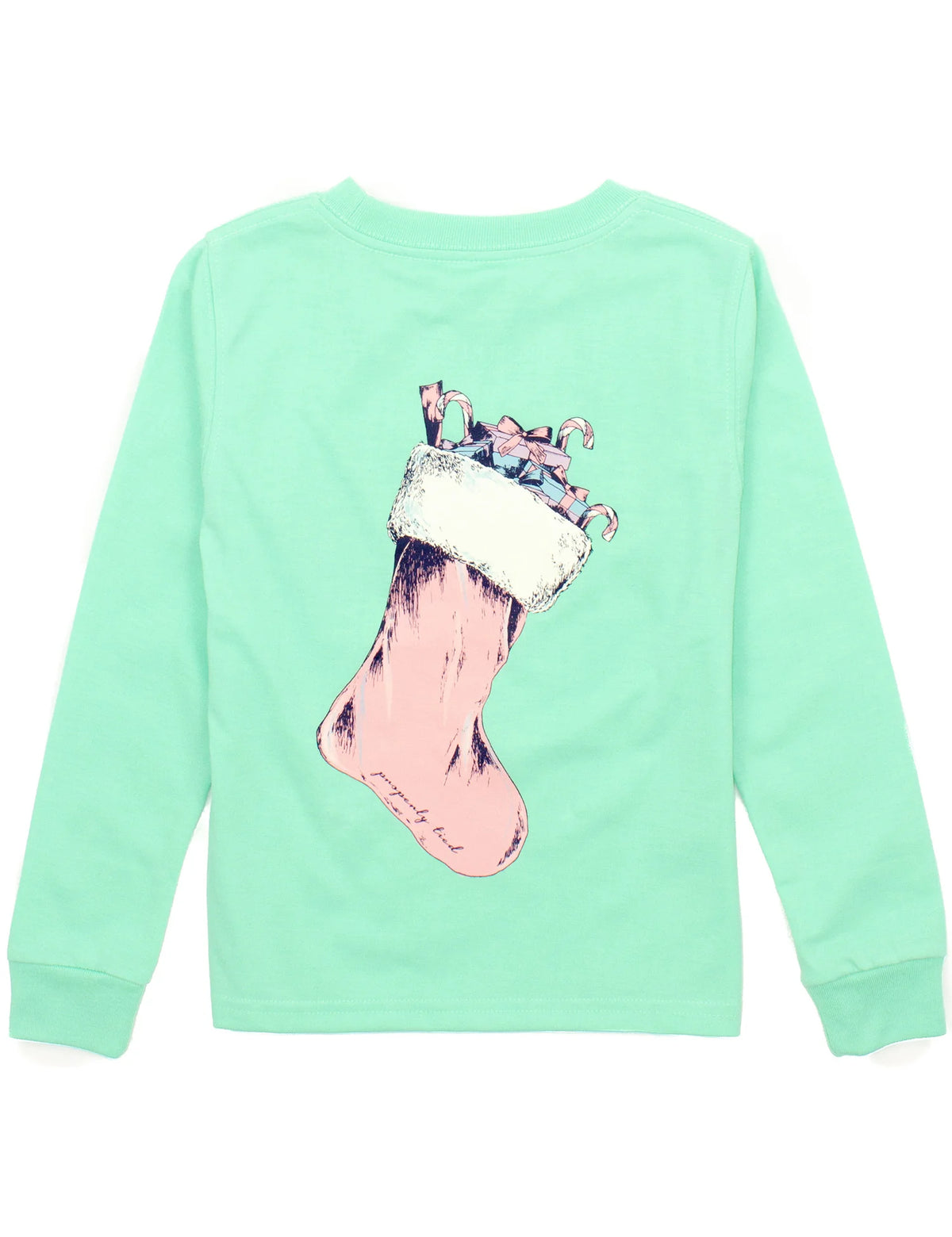 Girls Stocking LS - Wash Green