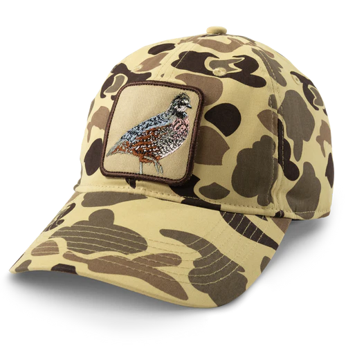 Embroidered Quail Patch Hat