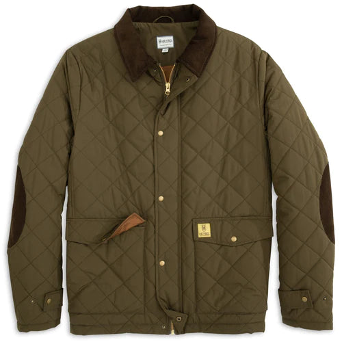 Quilted Jacket- Moss