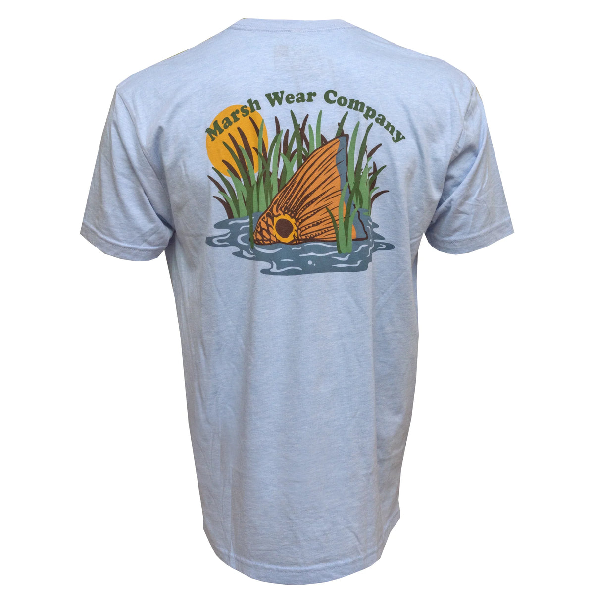 Heritage Red T-Shirt - Bluesteel Heather