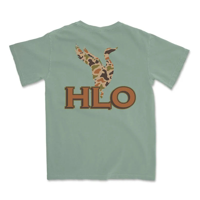 Old School Duck Pocket Tee - Bay
