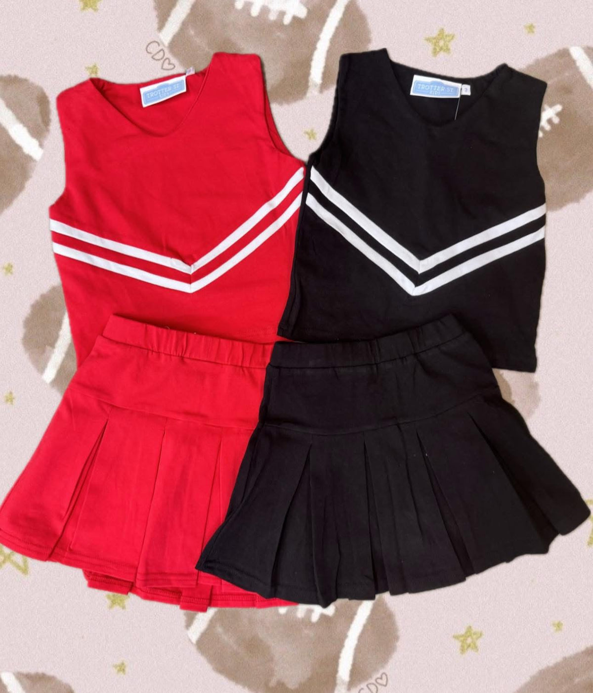 Two Piece Cheer Uniform- Black