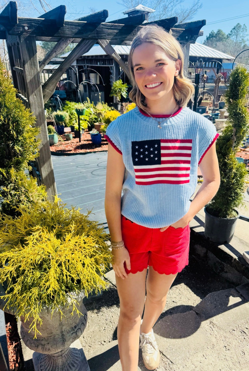 USA Flag Sweater