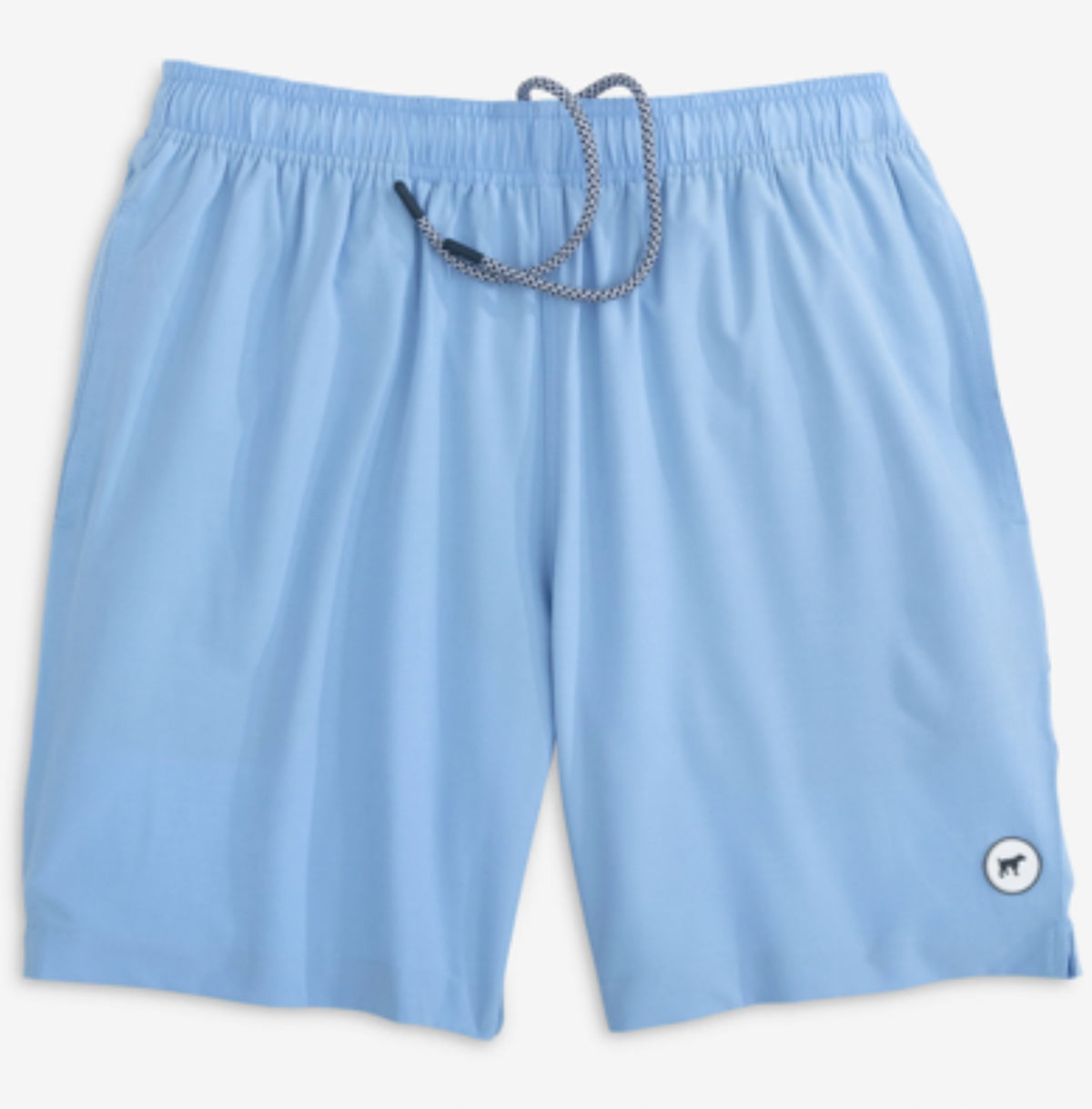 Water-Activated Printed Swim Short-Baby Blue