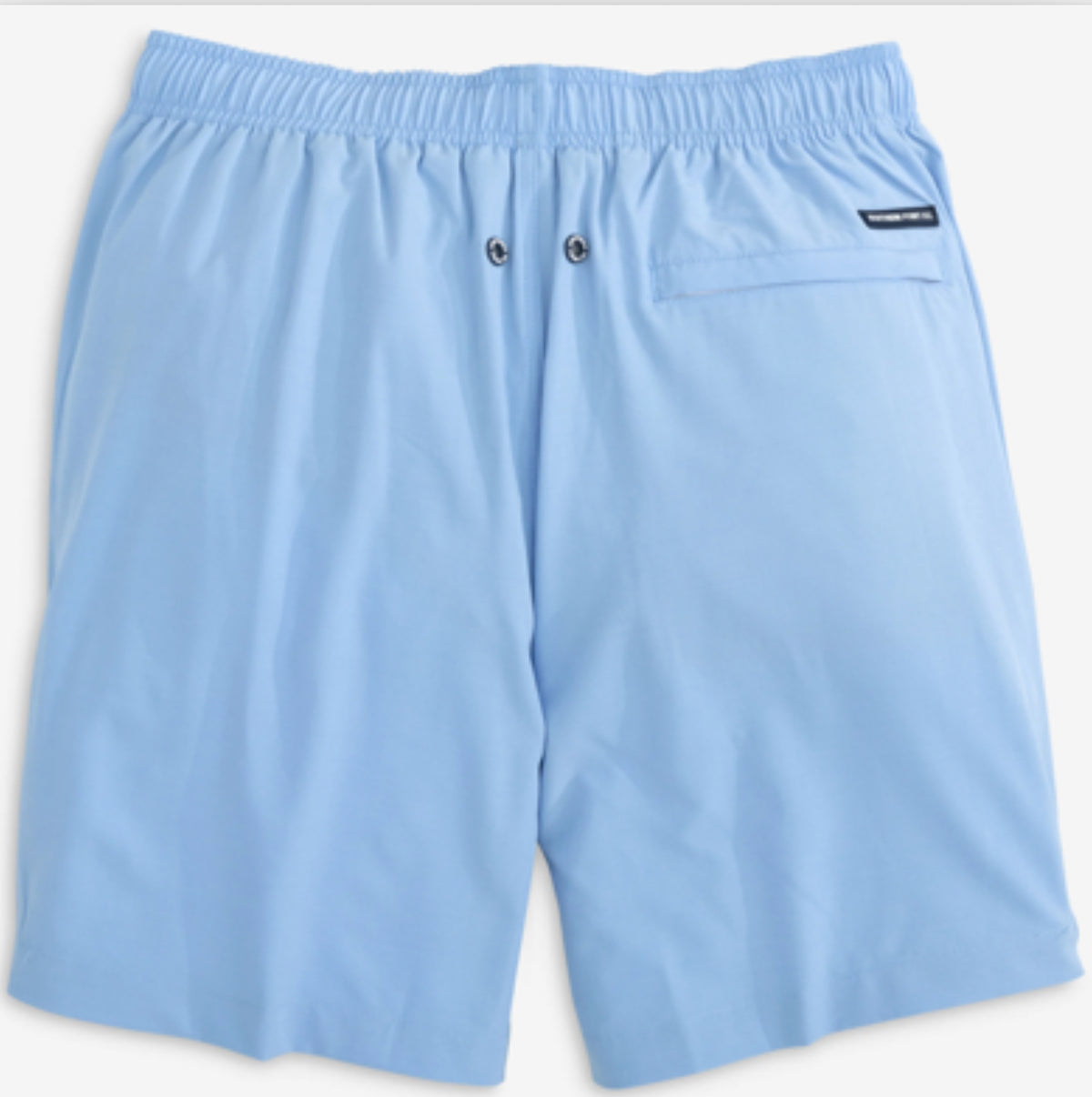 Water-Activated Printed Swim Short-Baby Blue