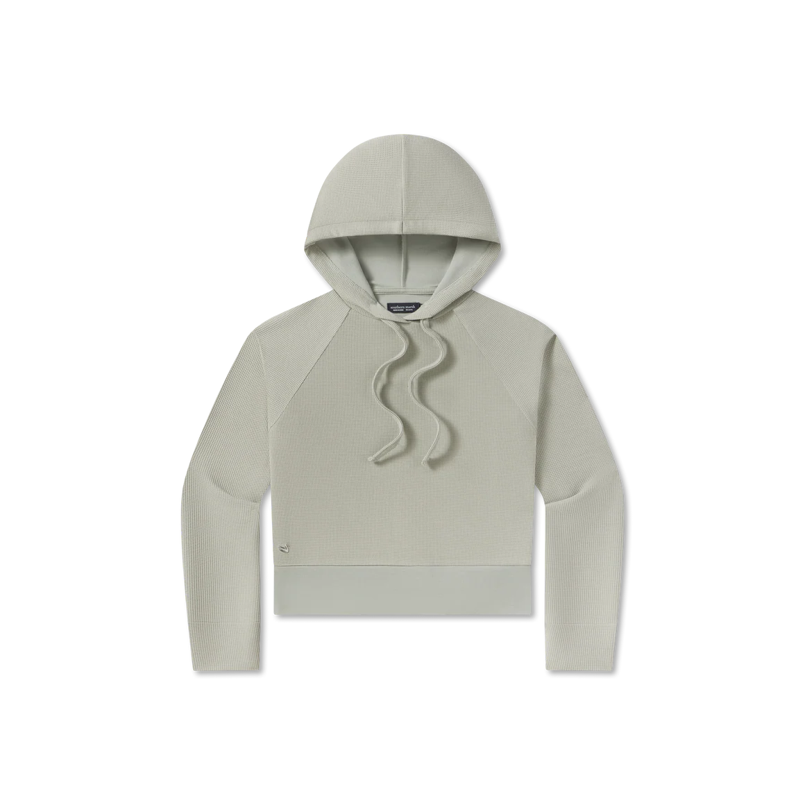 Reagan Relaxed Waffle Hoodie - Olive