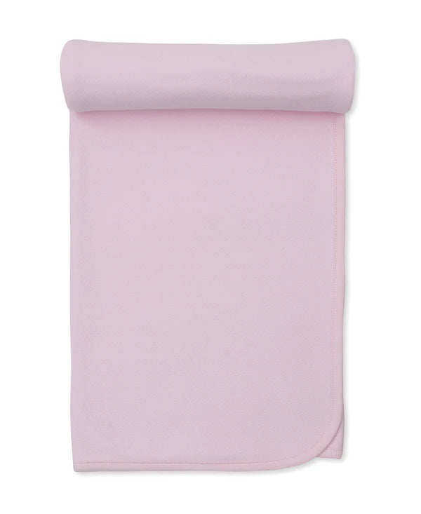 Sweet Homecoming Pink Jacquard Blanket