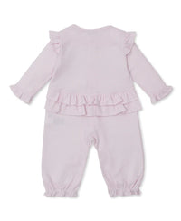 Forest Fanfare Pink Stripe Playsuit