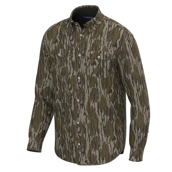 Camo Button Up- Mossy Oak Original Bottomland