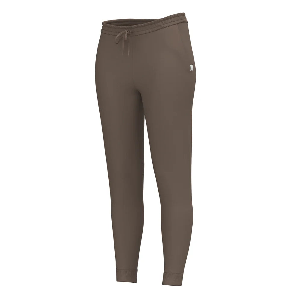 Local Girl Velvet Fleece Jogger- Cocoa