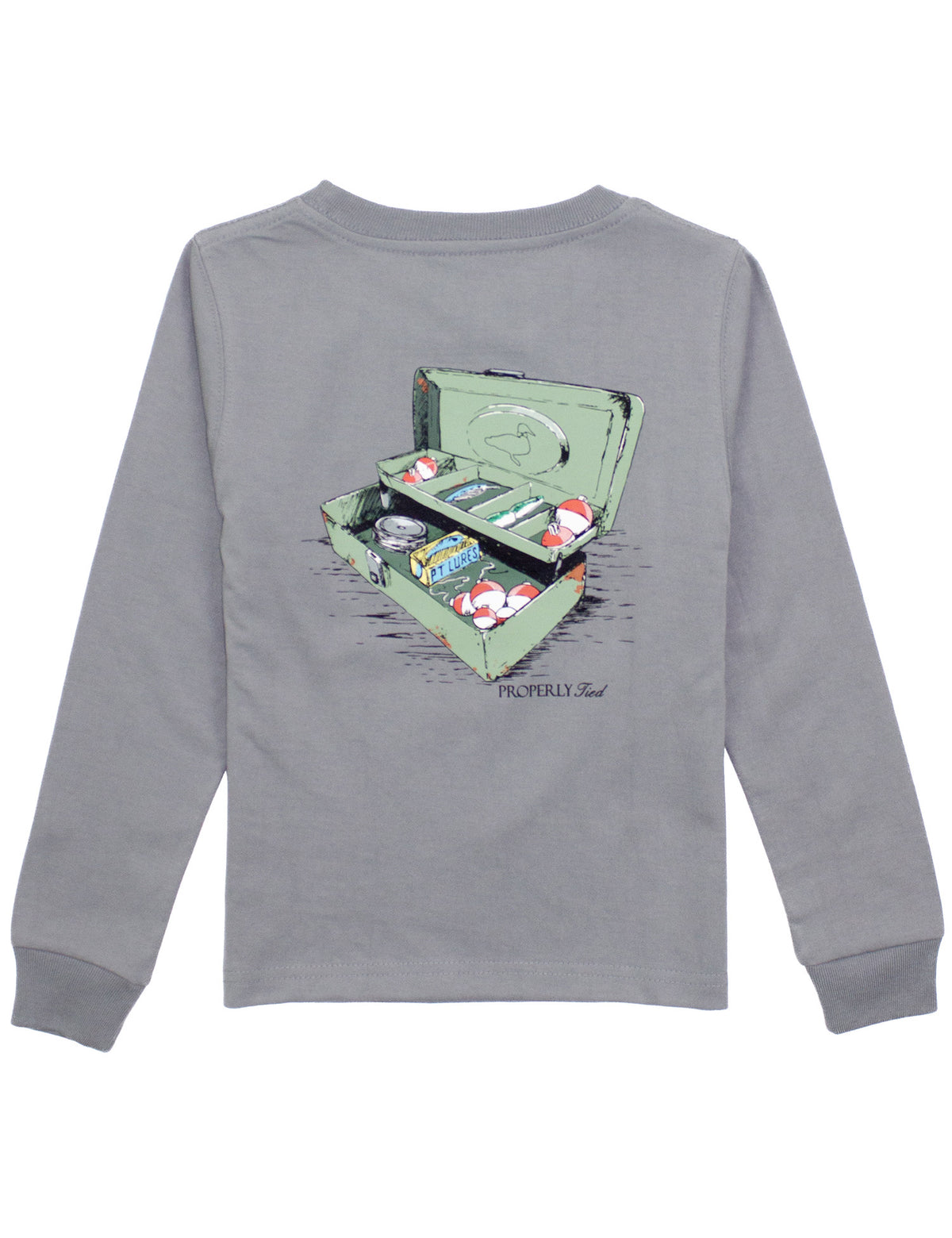 Boys Tackle Box LS Battleship Grey