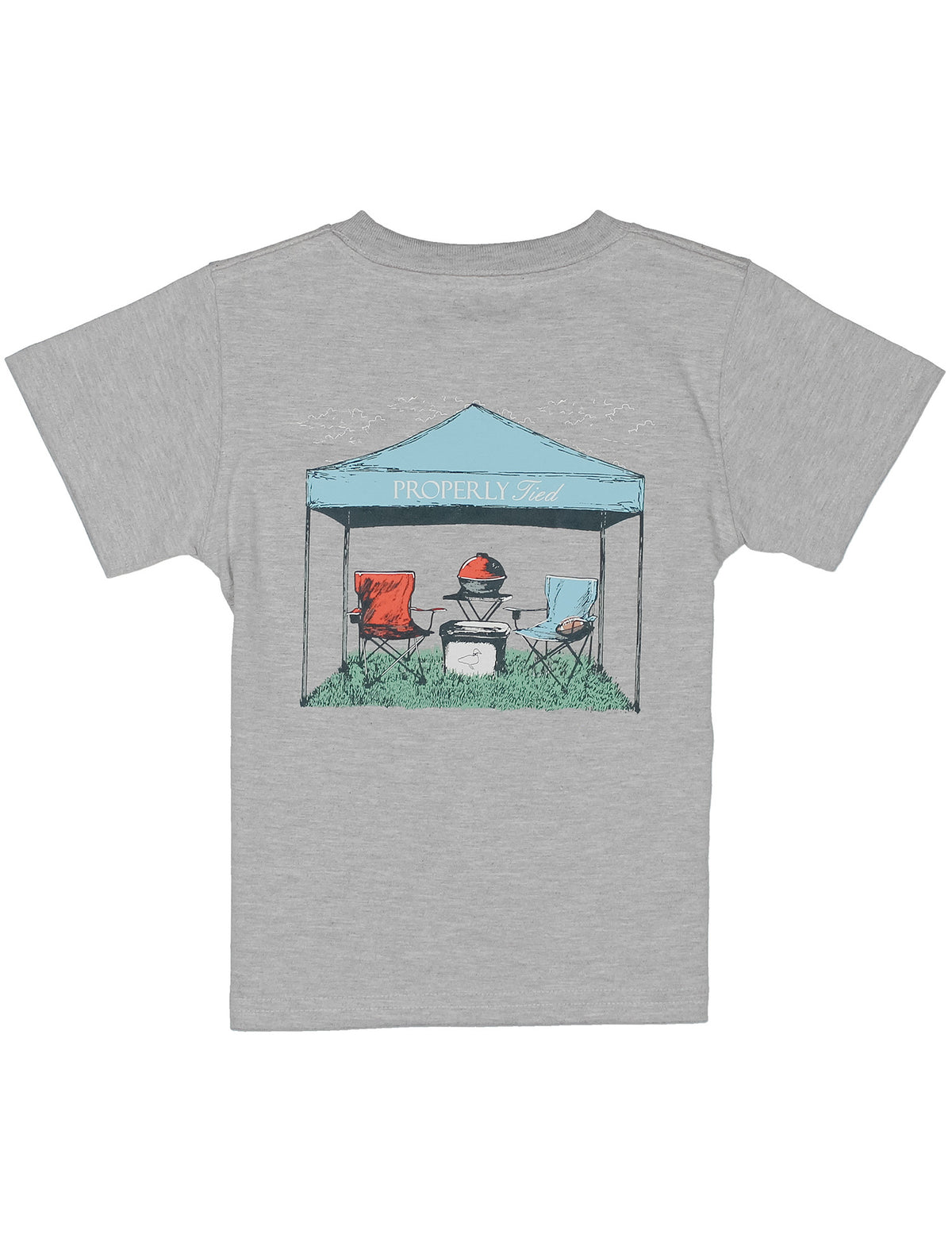 Tailgate Tee - Light Heather Grey