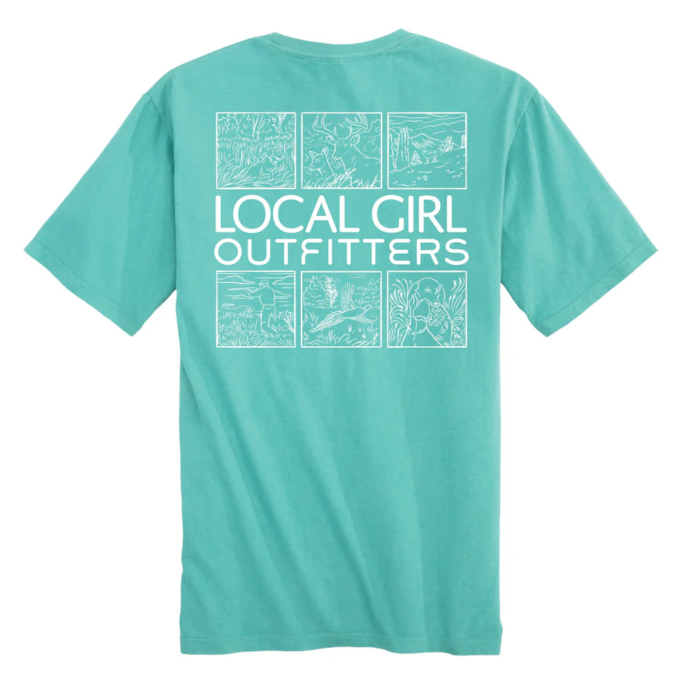 LG Field and Forest Tee - Chalky Mint