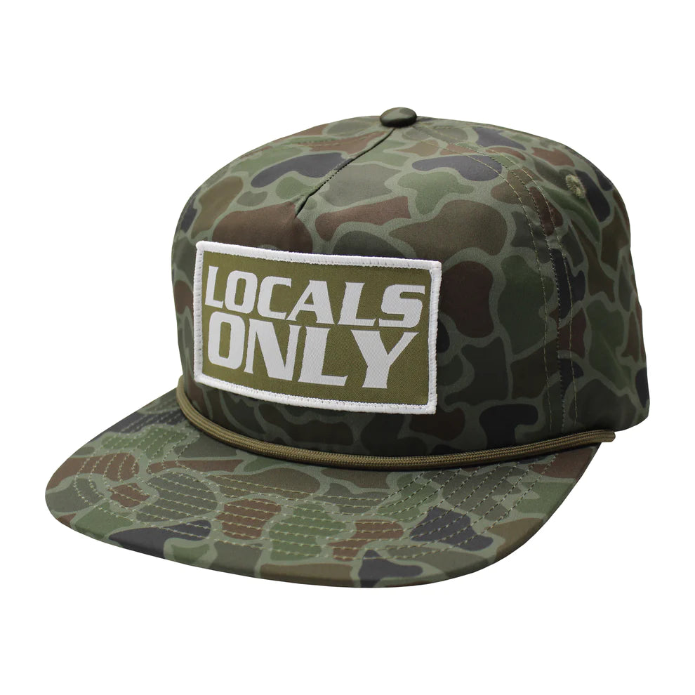 Locals Only Flat Brim Rope Hat - Localflage
