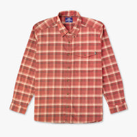 Lager LS Flannel Shirt- Redwood Buri